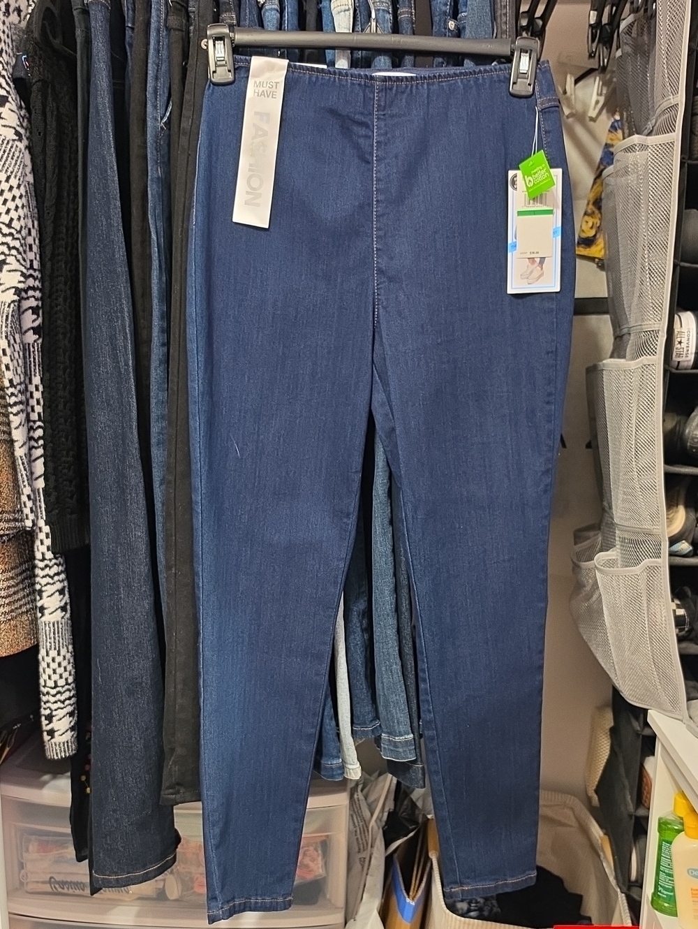 Tinseltown Navy Pull-On Jeggings